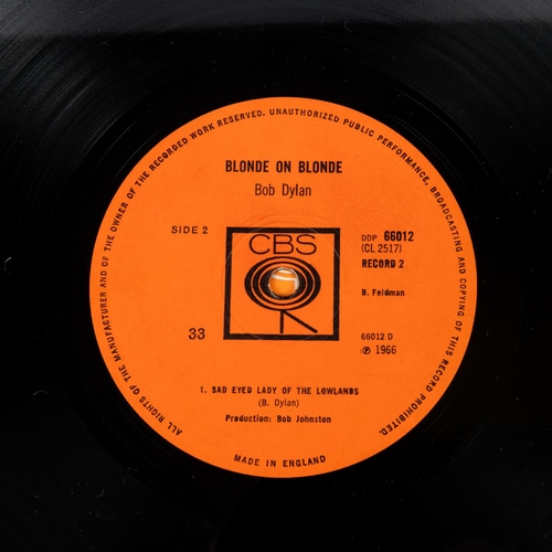 61 - Bob Dylan, Blonde on Blonde LP record album. 1965, CBS DDP66012. Mono double album. VGC. £150-200