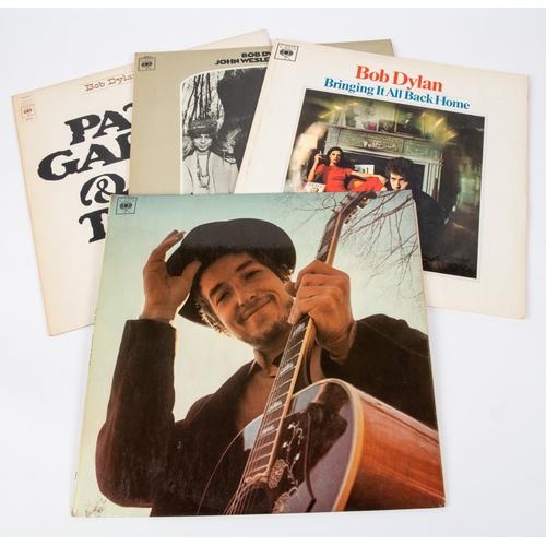 64 - 4x Bob Dylan LP record albums. John Wesley Harding, CBS BPG63252. Bringing It All Back Home, CBS BPG... 