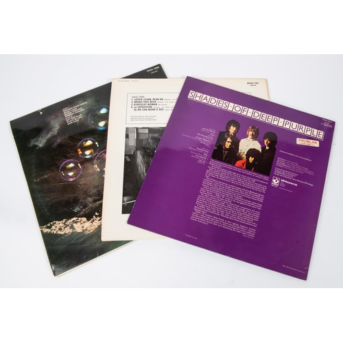 69 - 3x Deep Purple LP record albums. Who Do We Think We Are, Purple TPSA7508 1U, in gatefold with separa... 