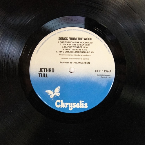 70 - 3x Jethro Tull LP record albums all on Chrysalis labels. A Passion Play. Minstrel in the Gallery. So... 