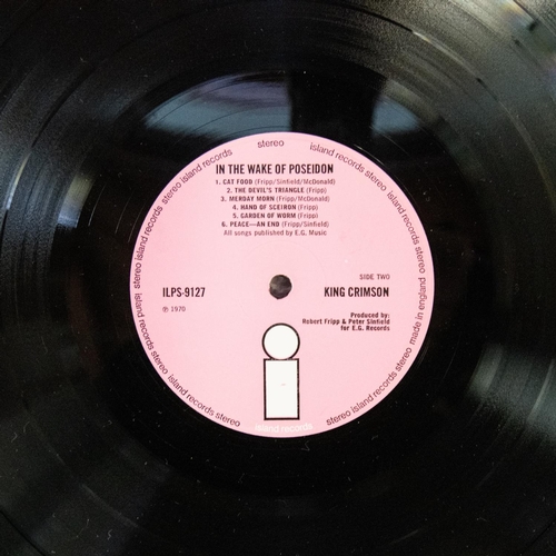 72 - King Crimson, In The Wake of Poseidon LP record album. 1970, Island ILPS9127. GC-VGC. £60-90