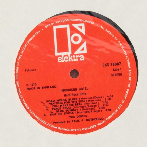 74 - The Doors, Morrison Hotel LP record album. 1970, on Elektra label, EKS75007. Red label with gatefold... 