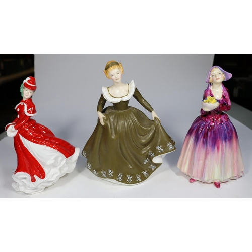 5 - 5x Royal Doulton figurines. Enchantment (HN2178). Dorcas (HN1558). Geraldine (HN2348). Grace (HN2318... 