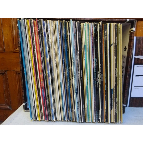 30 - 80+ LP records, mainly 1970s-1980s rock and pop, including; Aztec Camera; Backwards and Forwards on ... 