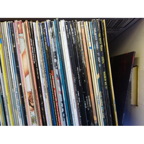 31 - 80+ LP records, mainly 1970s-1980s rock and pop, including; The Bevis Frond; It Just Is and Sprawl d... 