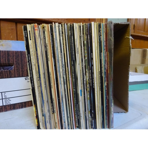 34 - 60+ LP records, 1960s-1980s rock and pop, including; The Flaming Lips And Heady Fwends; double album... 