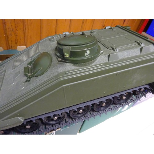 Action man deals spartan personnel carrier