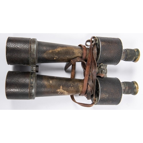 92 - †A large pair of WWI Imperial German artillery binoculars, 11