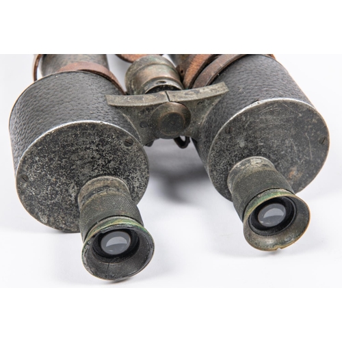 92 - †A large pair of WWI Imperial German artillery binoculars, 11