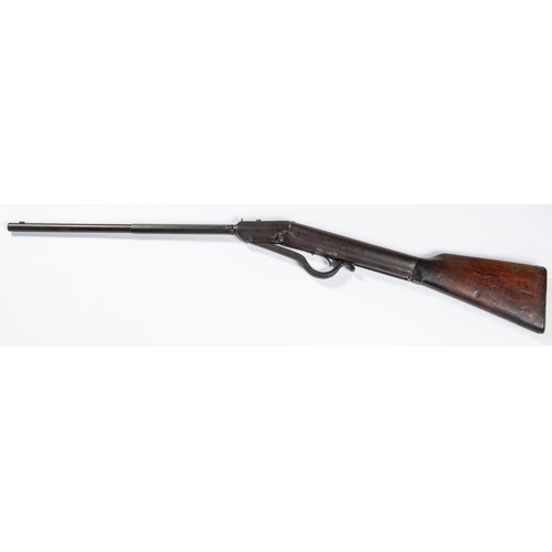 323 - A .25 Gem air rifle, half octagonal barrel 20½