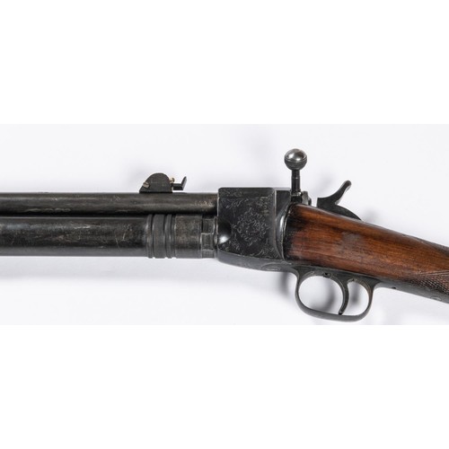 325 - A scarce late 19th century French 8mm Giffard CO2 gas rifle, number 1663, 41½