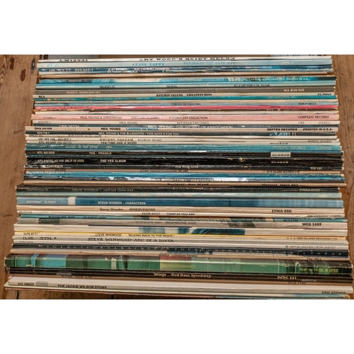 10 - 50x LP record albums. Including; Art Wood's Quiet Melon. Frank Zappa; Broadway the Hard Way. 4x ZZ T... 