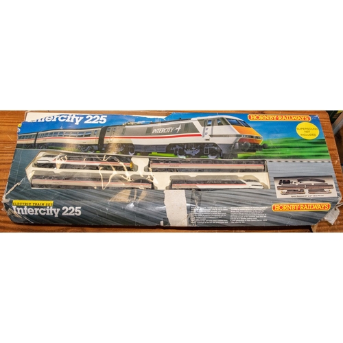 188 - 5x Train sets by Hornby Railways and Tri-ang. Including; 2x Hornby Railways Intercity sets; an Inter... 