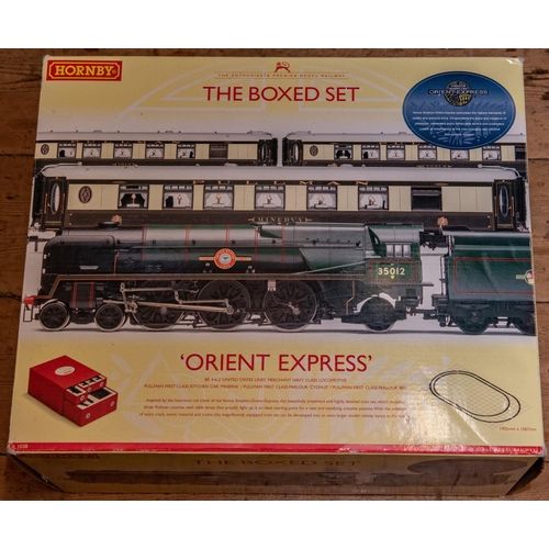 194 - A Storage Unit containing the PART CONTENTS for Hornby 'The Boxed Set' 'Orient Express (R1038). BR M... 