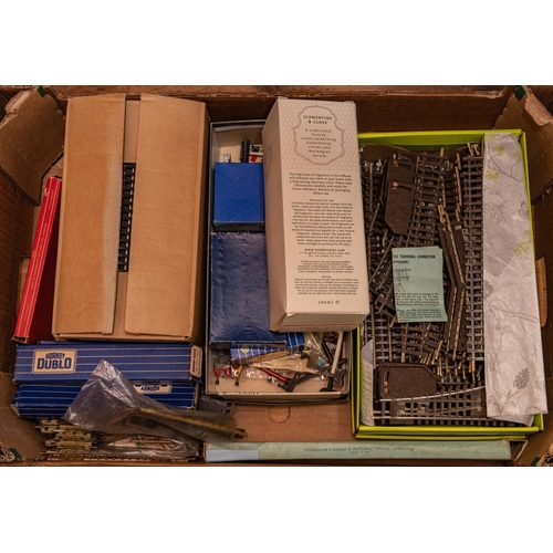 201 - A quantity of mostly Hornby Dublo items. Including 60+ freight wagons; bogie bolster wagons, bogie b... 