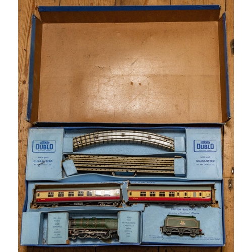 210 - 2x Hornby Dublo train sets. An EDP12 Passenger Train set comprising; BR Duchess of Montrose loco, 2x... 