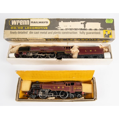 216 - 2 Wrenn LMS Locomotives. A Coronation Class 4-6-2 tender locomotive. City of Liverpool, RN6247, (W22... 