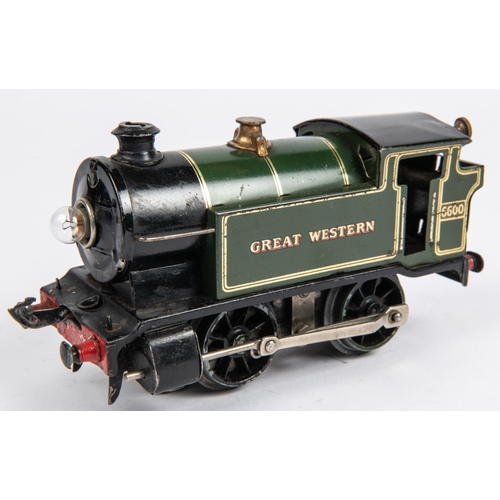 226 - A Hornby O gauge M3 series 0-4-0T locomotive for 3-rail 6v running (EM36). 6600, in lined green live... 