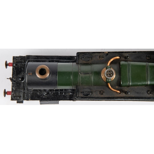 232 - An O gauge scratch/kit-built brass and white metal GWR Prairie Tank Class 61xx 2-6-2T locomotive, 61... 