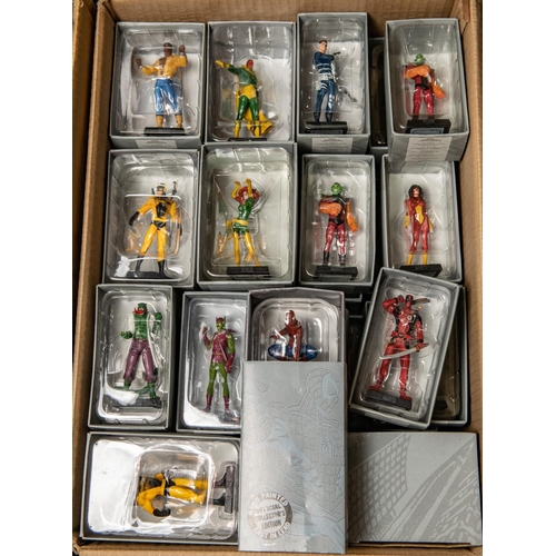 245 - Approx 70x Eaglemoss Classic Marvel Figurine Collection figures. Magazine issue figurines all still ... 