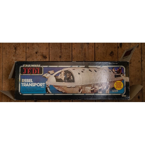 253 - 13x Star Wars items. Including; a boxed Palitoy Return of the Jedi Rebel Transport. Appears substant... 