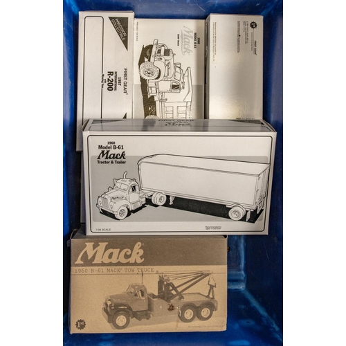 297 - 10 First Gear 1:34 scale American Trucks. 2x 1957 International R-200 With Moving Van, 'Covan Moving... 