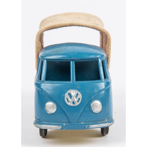 335 - A Budgie Toys Volkswagen Pick-Up Truck (204). In light blue, with cream base and wheels. 'Express De... 