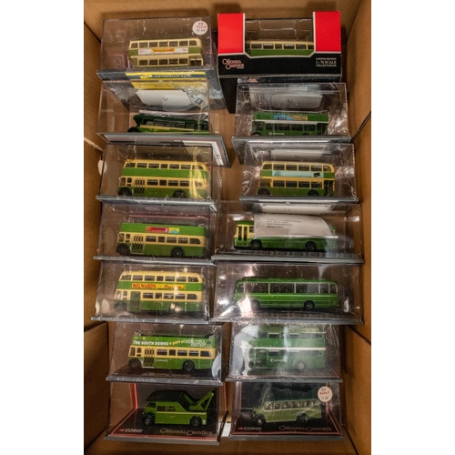 336 - 25x Corgi OOC and Britbus buses and coaches. All in Southdown livery. 19x OOC including; Guy Arab Ut... 