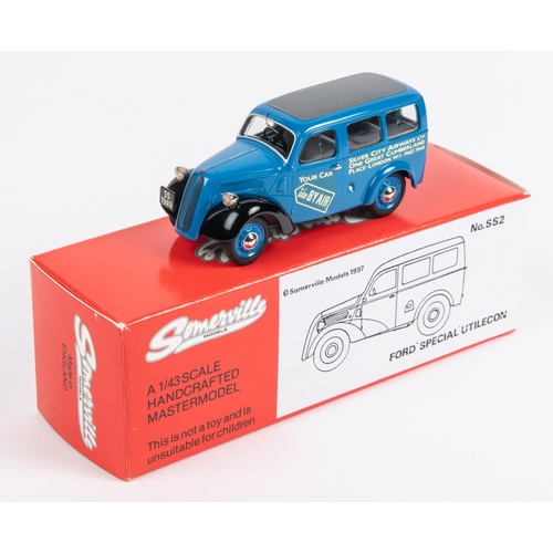 352 - Somerville Models No.SS2. Ford Special Utilecon. An example finished in 'Silver City' blue livery wi... 