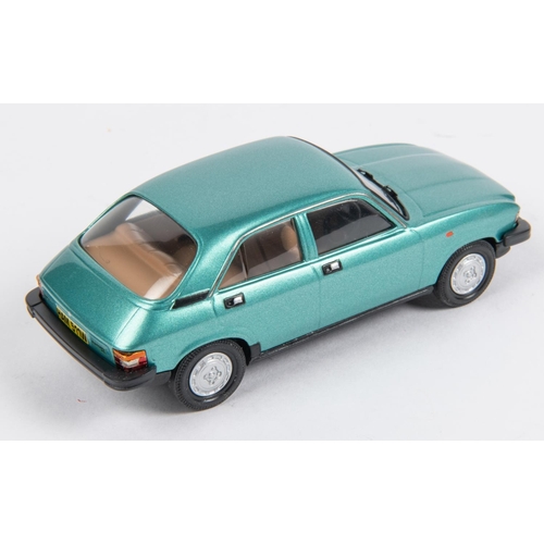 357 - Somerville Models No.143. Austin Allegro III. An example finished in metallic turquoise with tan int... 