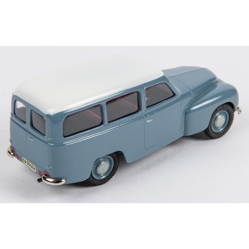 359 - Somerville Models No.128. Volvo Duett. An example finished in RAF style blue with white roof with br... 