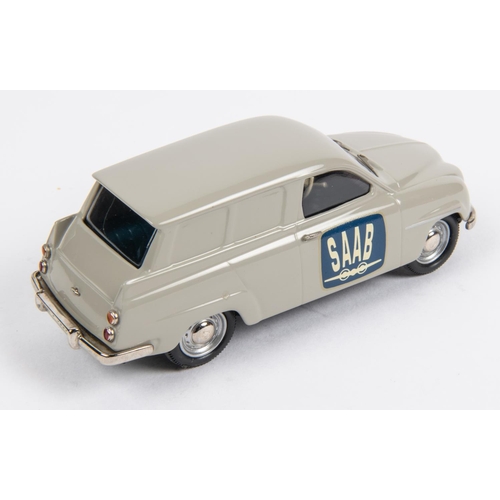 364 - Somerville Models No.502. SAAB 95 Van. An example finished in 'SAAB' grey livery, with blue interior... 