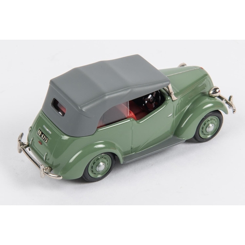 374 - Somerville Models No. 117A. Ford A494A Anglia Tourer. Finished in green with red interior. Boxed wit... 