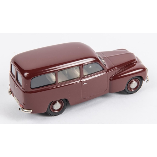 381 - Somerville No.128. Volvo Duett. Finished in maroon with beige interior. Boxed with packing and paper... 