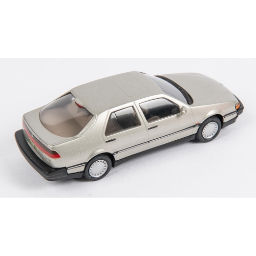 387 - Somerville No.132. SAAB 9000CS. In metallic 'Citrin Beige' (metallic silver) with tan interior. Vehi... 