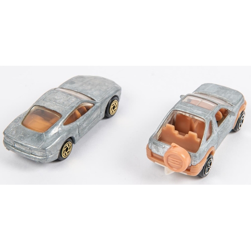 402 - 2 Matchbox American pre-production/ First shot castings. An unspun/unassembled 1994 Aston Martin DB7... 