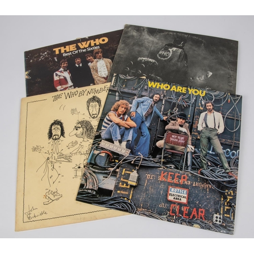 43 - 4x The Who LP record albums and memorabilia. Quadrophenia (first pressing). Who Are You. The Who By ... 