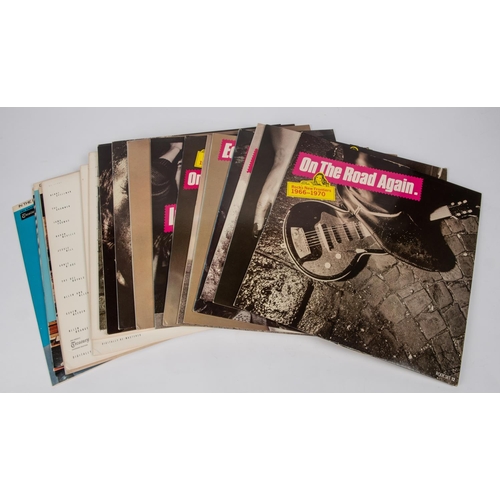 50 - 3x LP record compilation sets (20 LPs). 12x LP set produced by Capitol charting the history of rock ... 