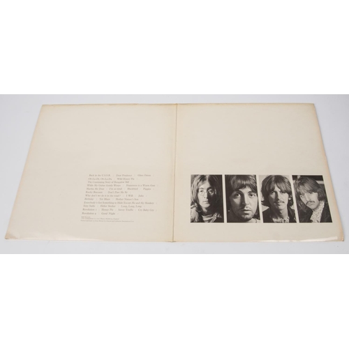 57 - The Beatles; The White Album LP record double album. With poster. Apple labels PCS 7067. No.170357. ... 