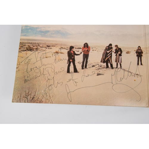 71 - 2x Wings (Paul and Linda McCartney) signed LP record album; At the Speed of Sound. Indistinctly sign... 