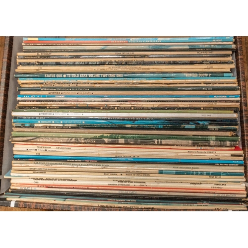 8 - 50+ LP record albums. Including; Peter Shaker. Strapps. Strawbs. Barbra Streisand. Supertramp. Talki... 