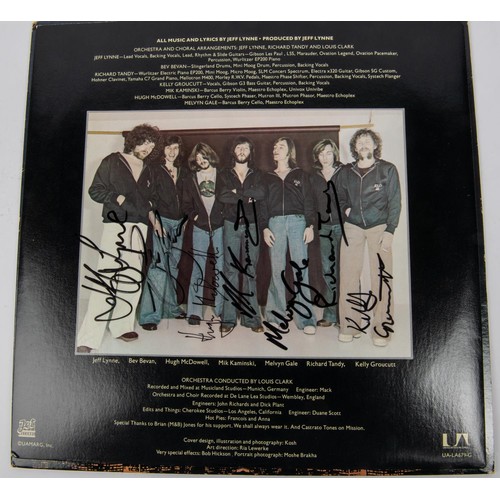 70 - Electric Light Orchestra ELO signed LP record album; A New World Record. Inner sleeve signed by all ... 