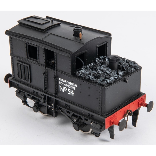 233 - An O gauge Skytrex Ltd. Sentinel 0-4-0T Class Y3 Shunter. Departmental Locomotive No.54, in unlined ... 