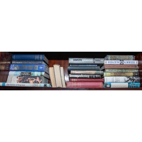 2 - A large quantity of books of naval and military interest; a set of books 