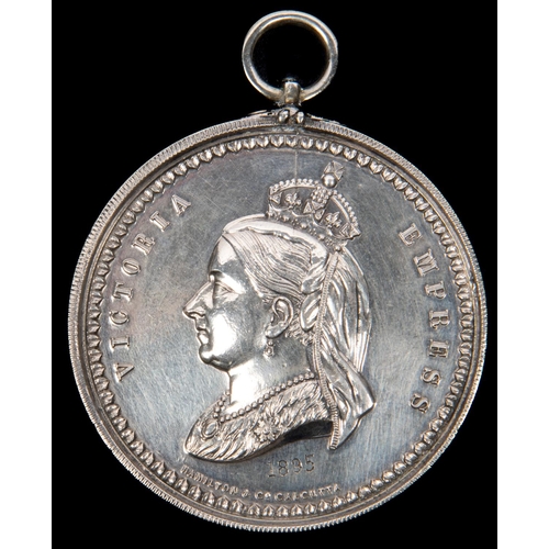 35 - A Royal Horse Artillery large silver shooting medal, obverse head of Victoria left with legend 