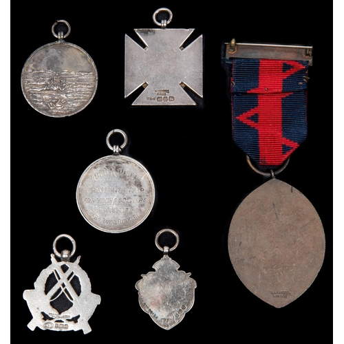 37 - Pair: a Lord Roberts silver shooting medal (L/C W Smith, 1st Bn R Berkshire Regt) 1905; and R Berksh... 