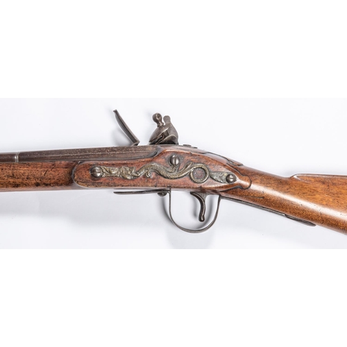 389 - A scarce 24 bore Hudson's Bay Company flintlock Indian trade musket, 43½