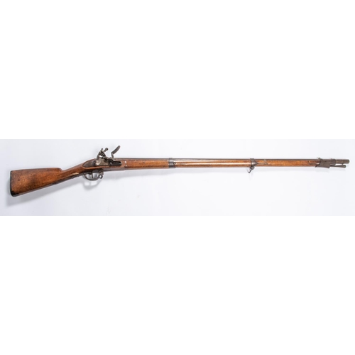 390 - A French 12 bore (17mm) Model 1777 military flintlock musket, 58