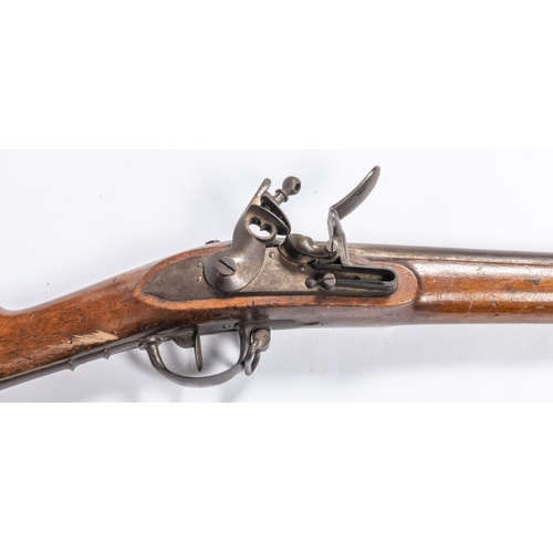 390 - A French 12 bore (17mm) Model 1777 military flintlock musket, 58