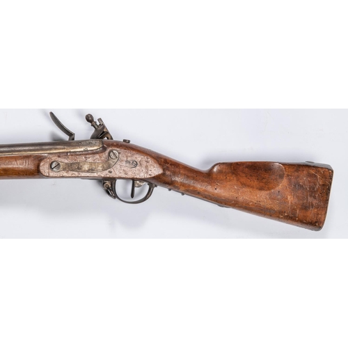 390 - A French 12 bore (17mm) Model 1777 military flintlock musket, 58